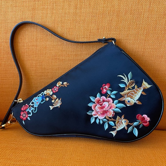 DIOR KOI SMALL SADDLE BAG - Picture 3 of 12